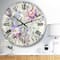 Designart Garden Dreams Flower Farmhouse Wall Clock